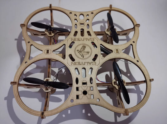 S1 Деревянный сборный самодельный квадрокоптер UAV Модель школы Соревнование по моделированию самолетов
